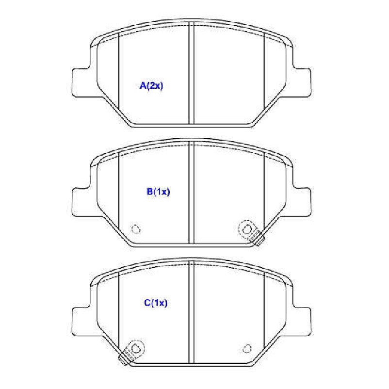 Jogo de Pastilhas de Freio Dianteira para Chevrolet Equinox - Syl - 4080