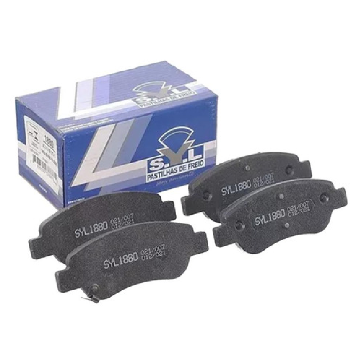 Jogo de Pastilhas de Freio Dianteira para Geely GC2 e JAC J2 - Syl - 1880