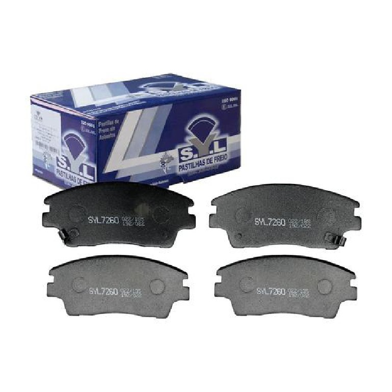 Jogo de Pastilhas de Freio Dianteira para Hyundai Tucson e KIA Sportage - Syl - 7260