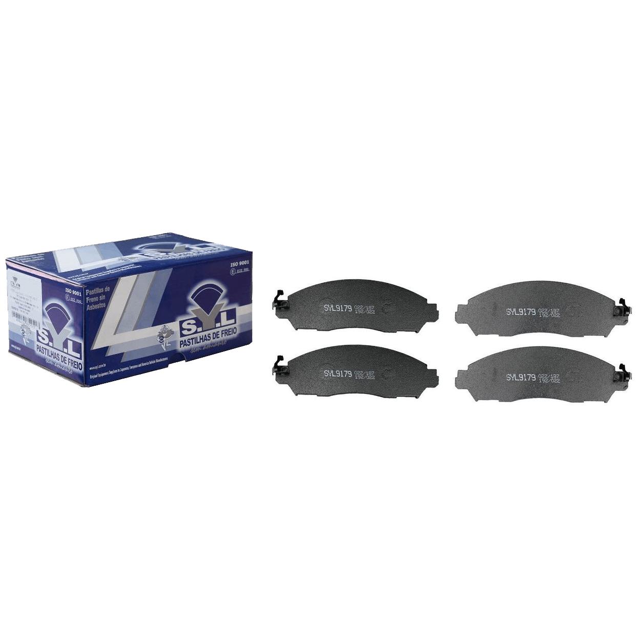Jogo de Pastilhas de Freio Dianteira para Nissan Frontier - Syl - 9179