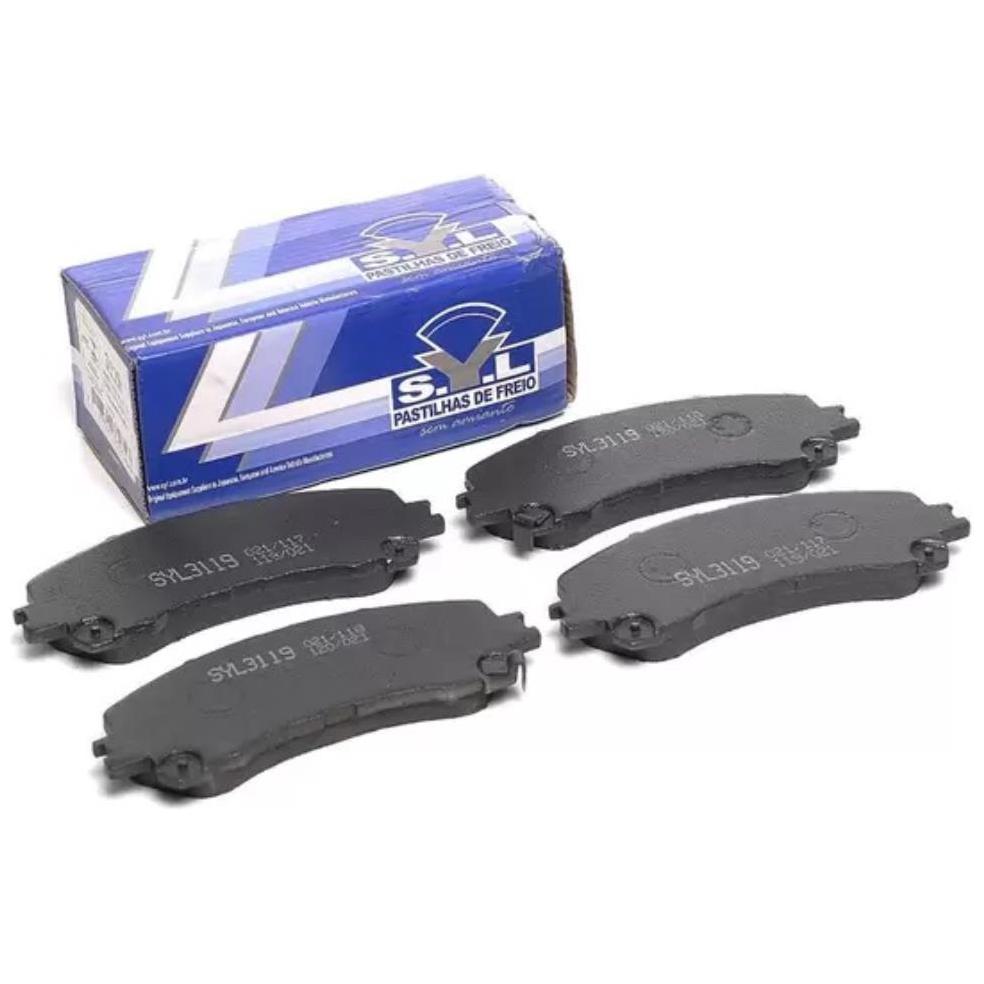 Jogo de Pastilhas de Freio Dianteira para Chevrolet S10 e Trailblazer - Syl - 3119