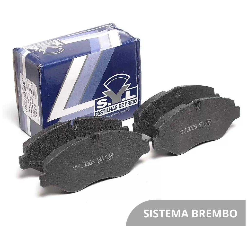 Jogo de Pastilhas de Freio Dianteira - Syl - 3305
