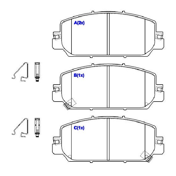 Jogo de Pastilhas de Freio Dianteira para Honda CR-V - Syl - 5252