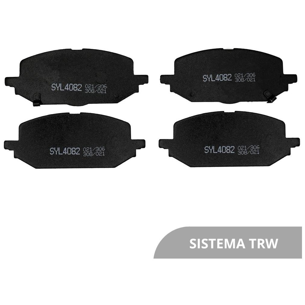 Jogo de Pastilhas de Freio Dianteira para Chevrolet Onix e Onix Plus - Syl - 4082