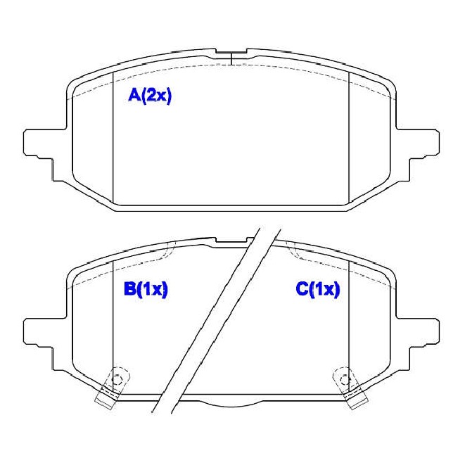 Jogo de Pastilhas de Freio Dianteira para Chevrolet Onix e Onix Plus - Syl - 4082