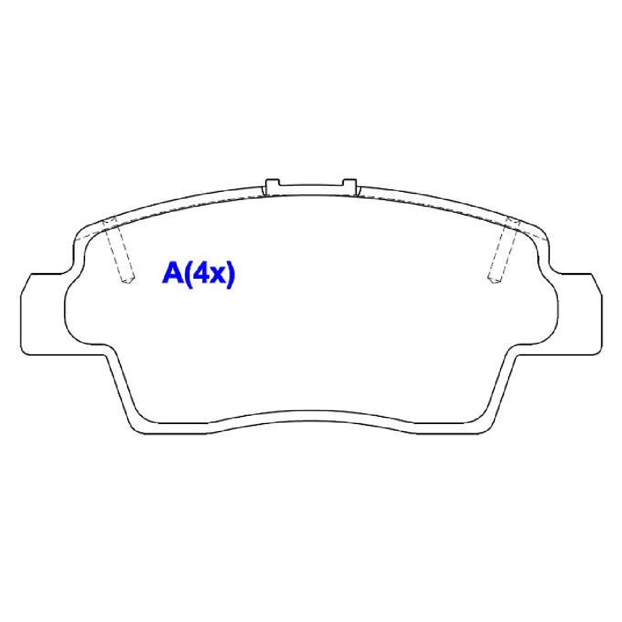 Jogo de Pastilhas de Freio Dianteira para Renault Kwid - Syl - 2345