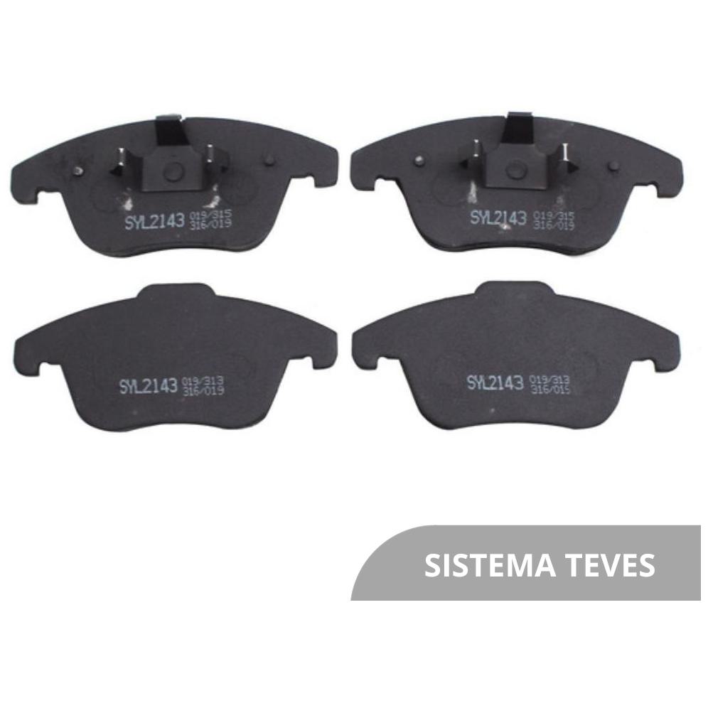 Jogo de Pastilhas de Freio Dianteira para Citroen C5 e Jaguar XF - Syl - 2143