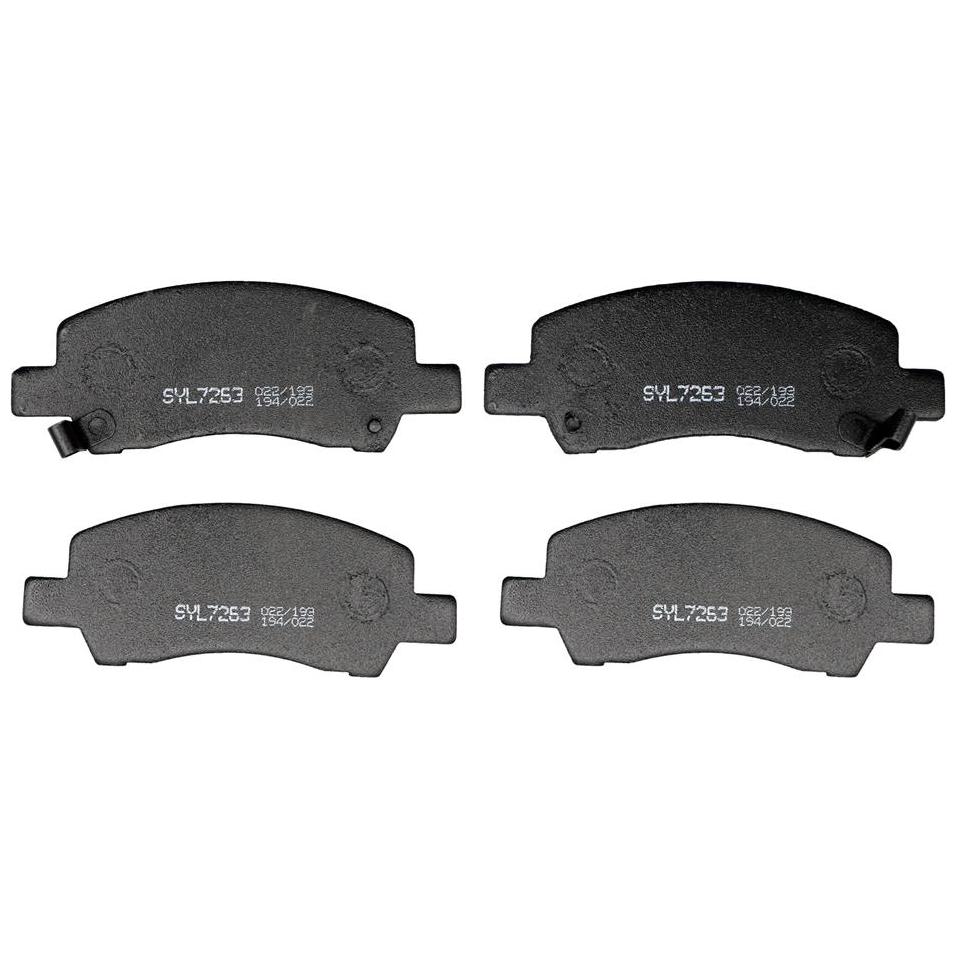 Jogo de Pastilhas de Freio Dianteira para Hyundai HB20 1.0 Aspirado - Syl - 7263