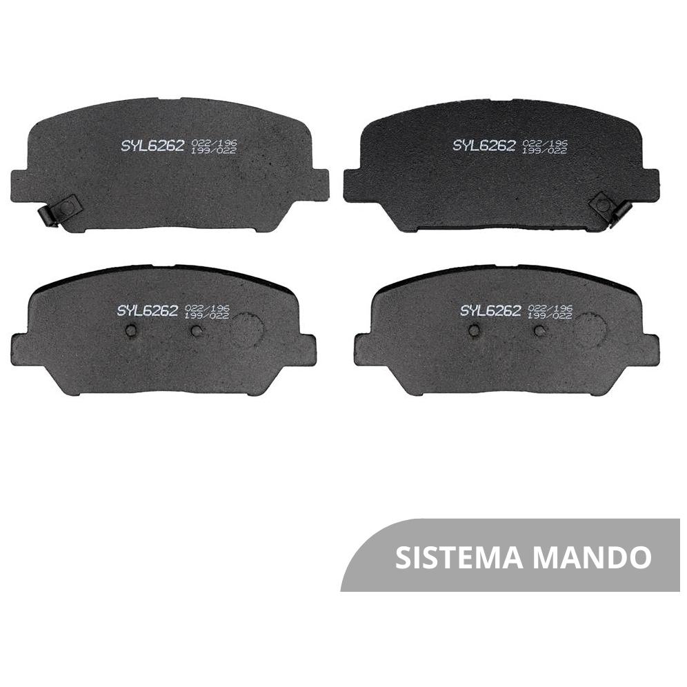 Jogo de Pastilhas de Freio Dianteira para Hyundai Azera e Genesis - Syl - 6262