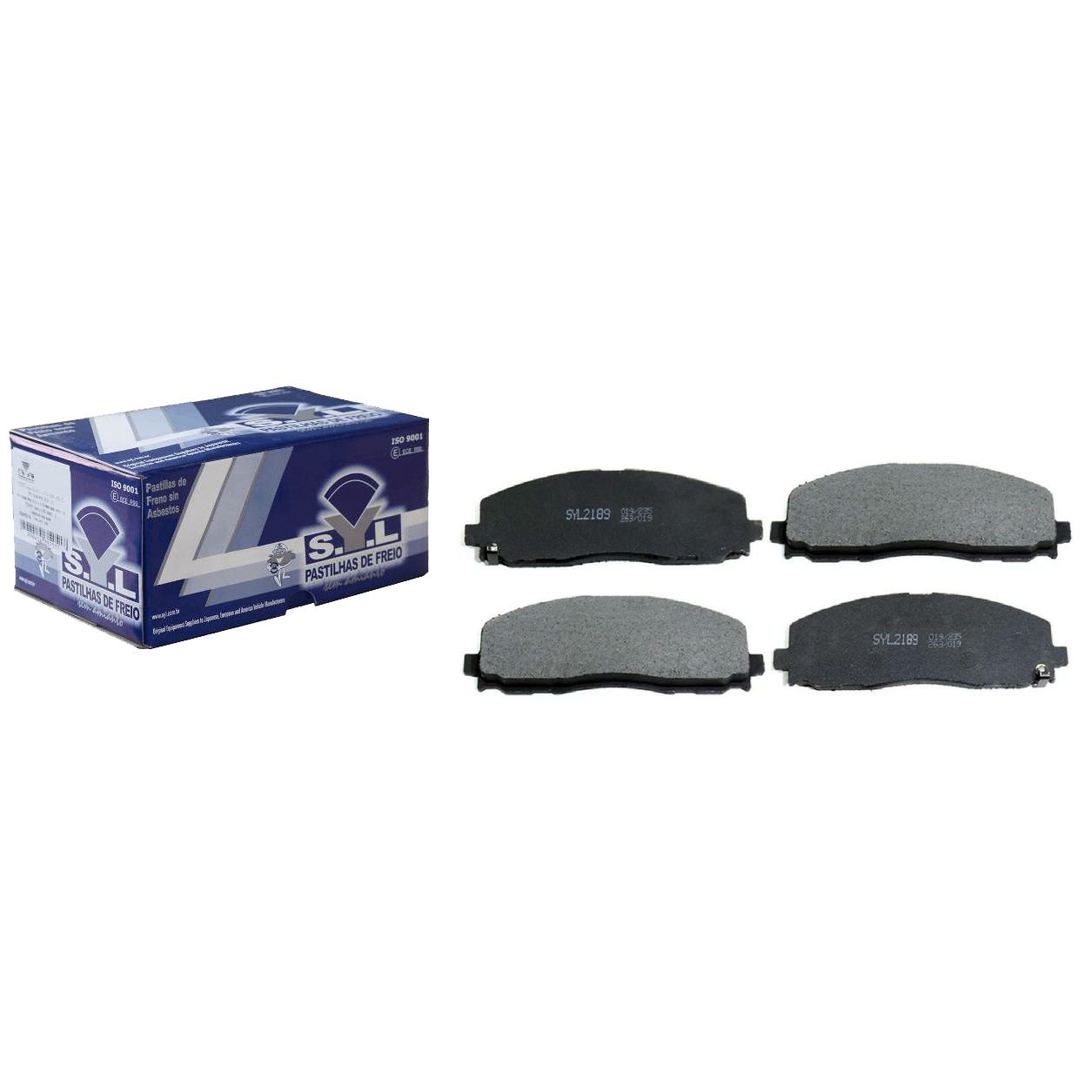 Jogo de Pastilhas de Freio Dianteira para Dodge Journey e Fiat Freemont - Syl - 2189