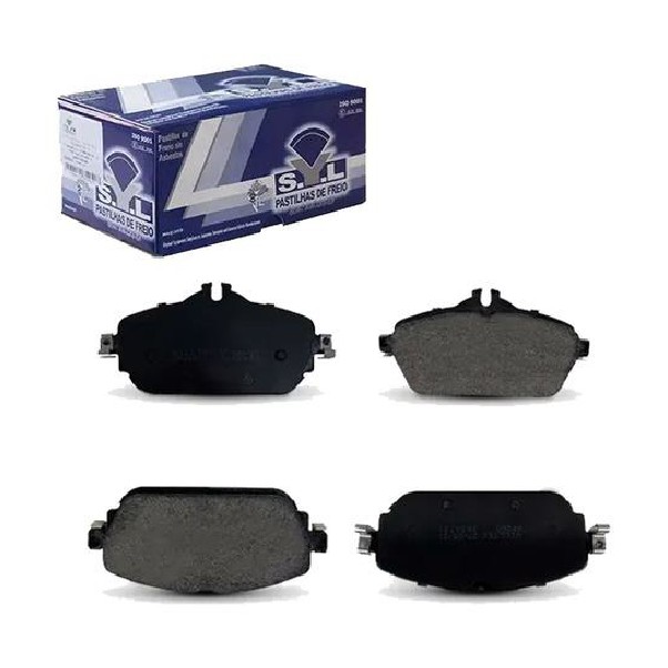 Jogo de Pastilhas de Freio Dianteira para Mercedes-Benz C 180 e C 200 - Syl - 3306