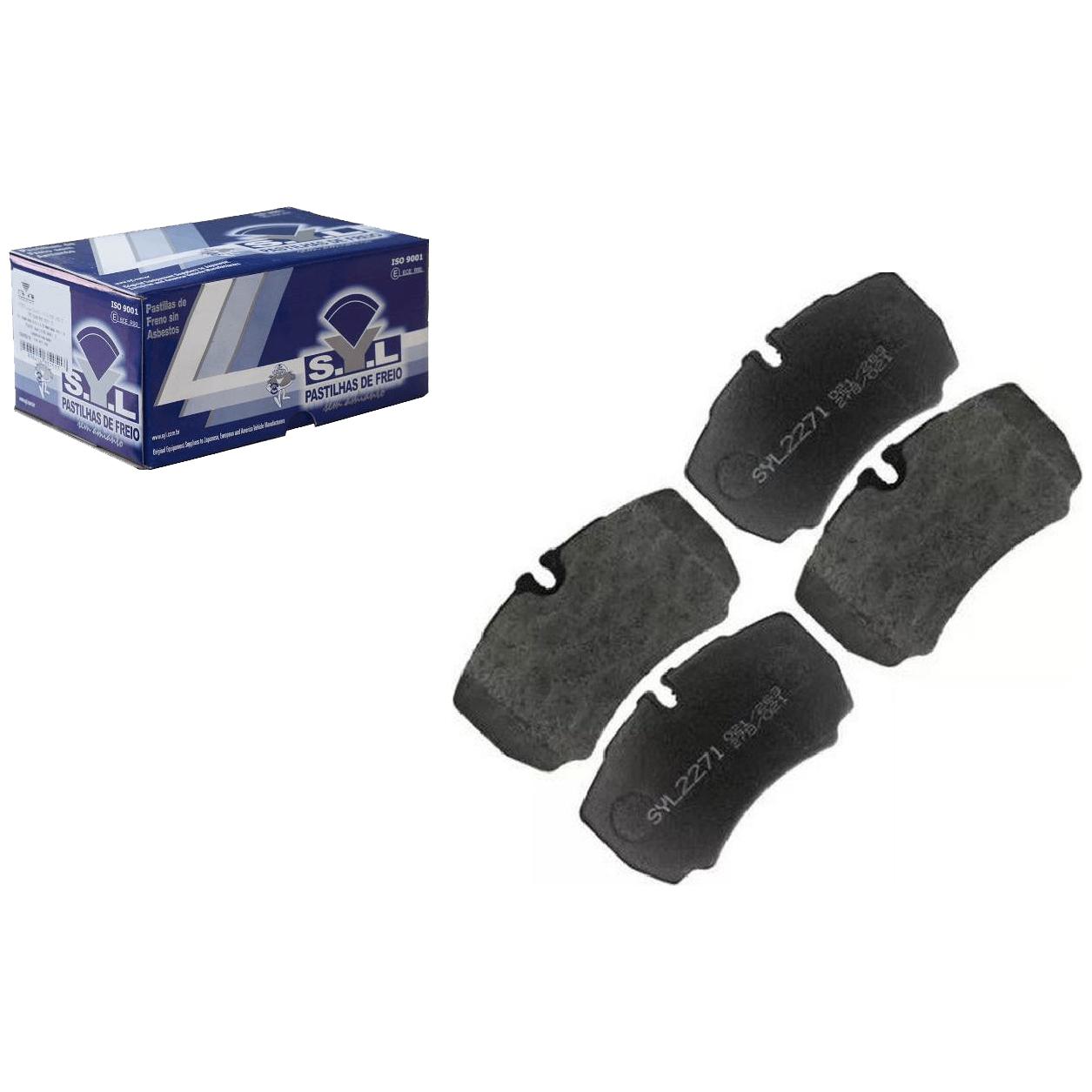 Jogo de Pastilhas de Freio Traseira para Iveco Daily 30S13 - Syl - 2271