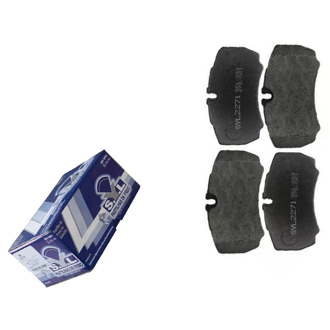 Jogo de Pastilhas de Freio Traseira para Iveco Daily 30S13 - Syl - 2271