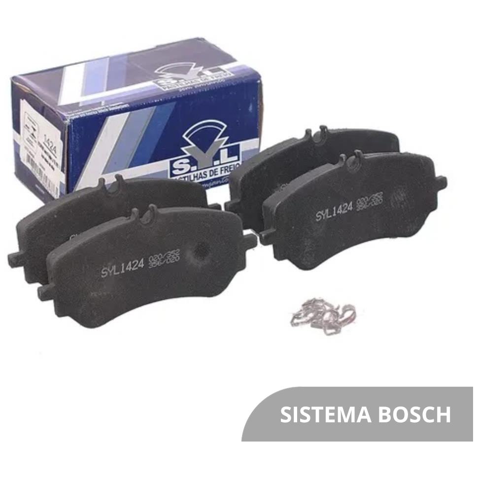 Jogo de Pastilhas de Freio Traseira para Volkswagen Amarok e Delivery Express - Syl - 1424