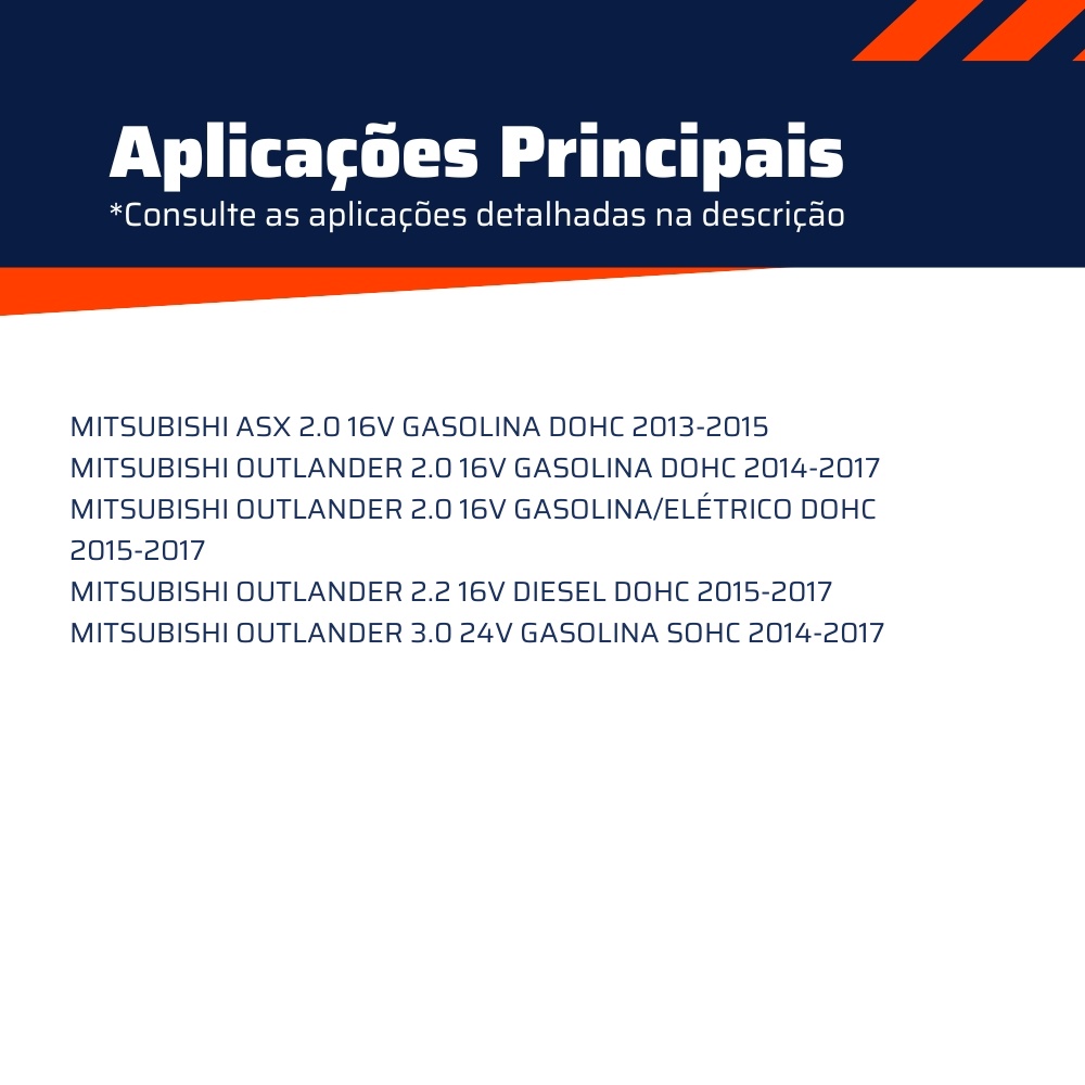 Jogo de Pastilhas de Freio Traseira para Mitsubishi ASX e Outlander - Syl - 2317