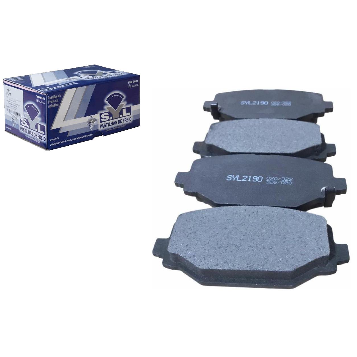 Jogo de Pastilhas de Freio Traseira para Dodge Journey e Fiat Freemont - Syl - 2190
