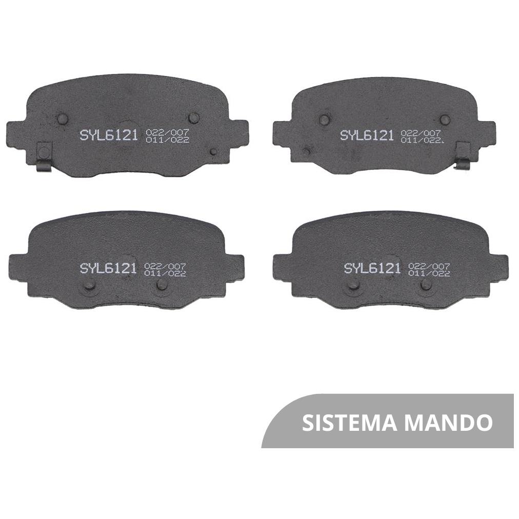 Jogo de Pastilhas de Freio Traseira - Syl - 6121