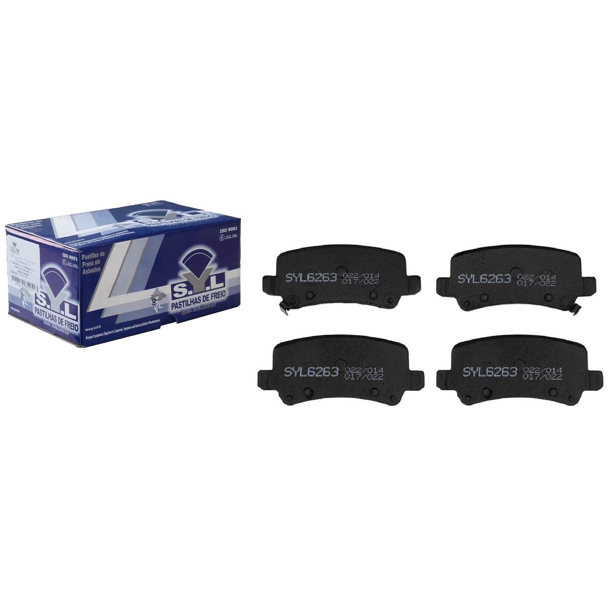 Jogo de Pastilhas de Freio Traseira para Hyundai Azera - Syl - 6263