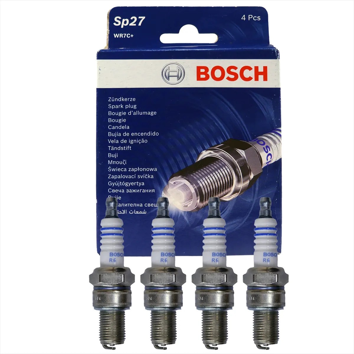 Kit 4 Vela de Ignição - Bosch - F 000 KE0 P27