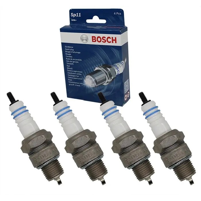 Kit 4 Vela de Ignição - Bosch - F 000 KE0 P11