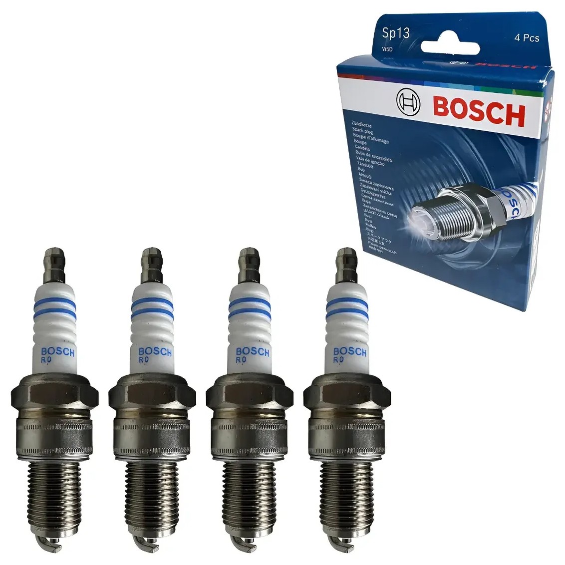 Kit 4 Vela de Ignição - Bosch - F 000 KE0 P13