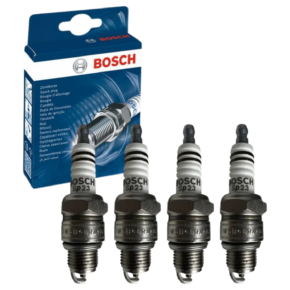 Kit 4 Vela de Ignição - Bosch - F 000 KE0 P23