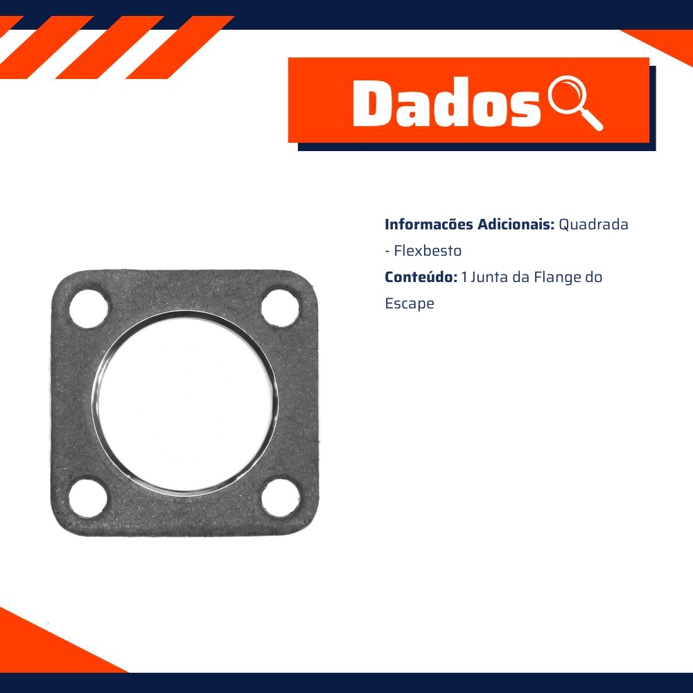 Junta da Flange do Escape - Sabó - 46817F