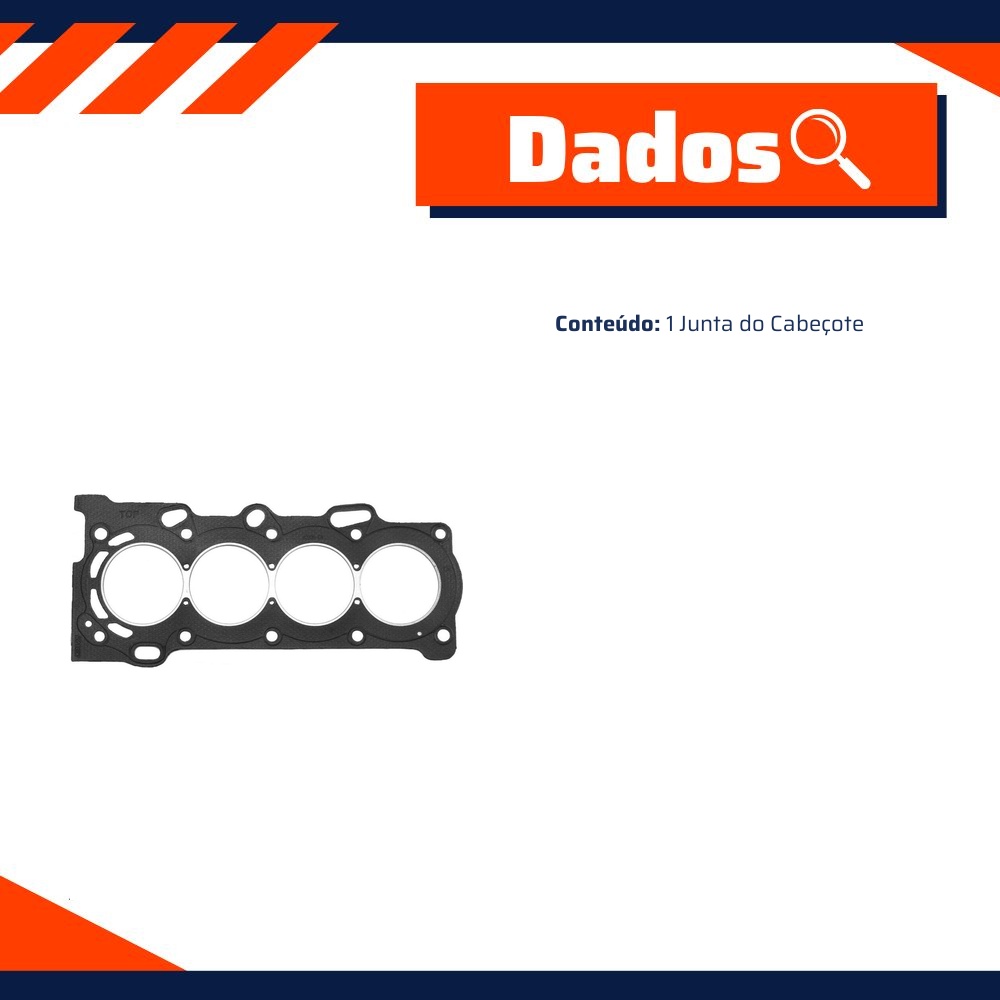 Junta do Cabeçote para Toyota Corolla e Fielder - Sabó - 82336FLEX