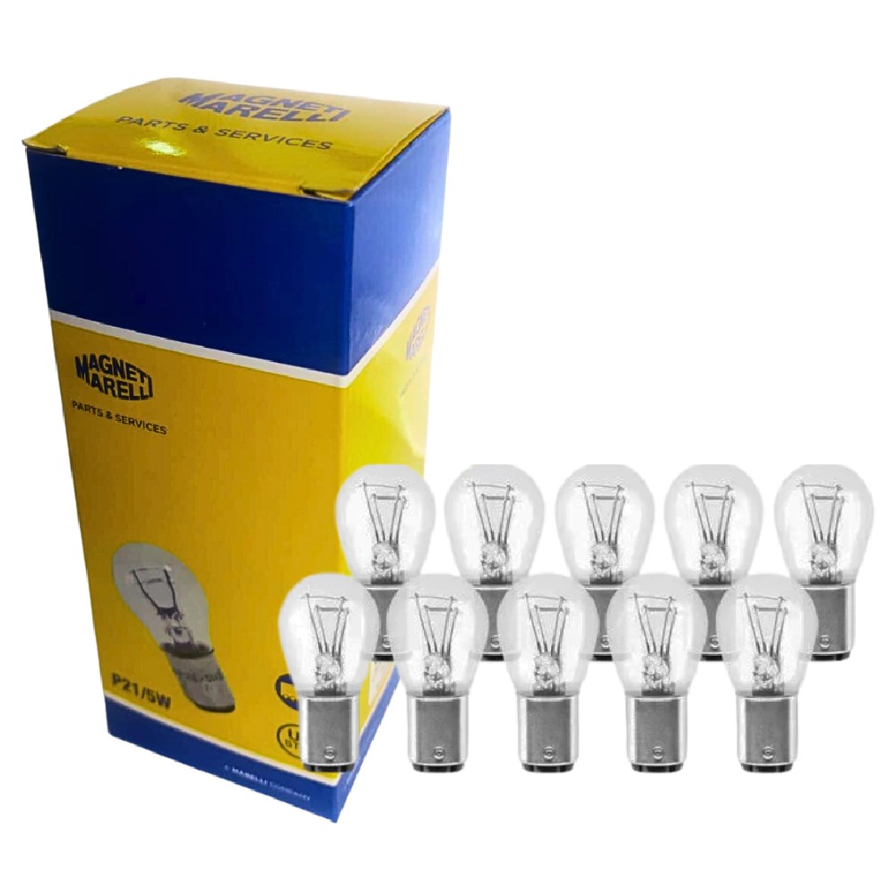 10 Lâmpadas Luz De Ré / 24V 21/5W Bay15D P21/5W Truck - Magneti Marelli - LMM7537