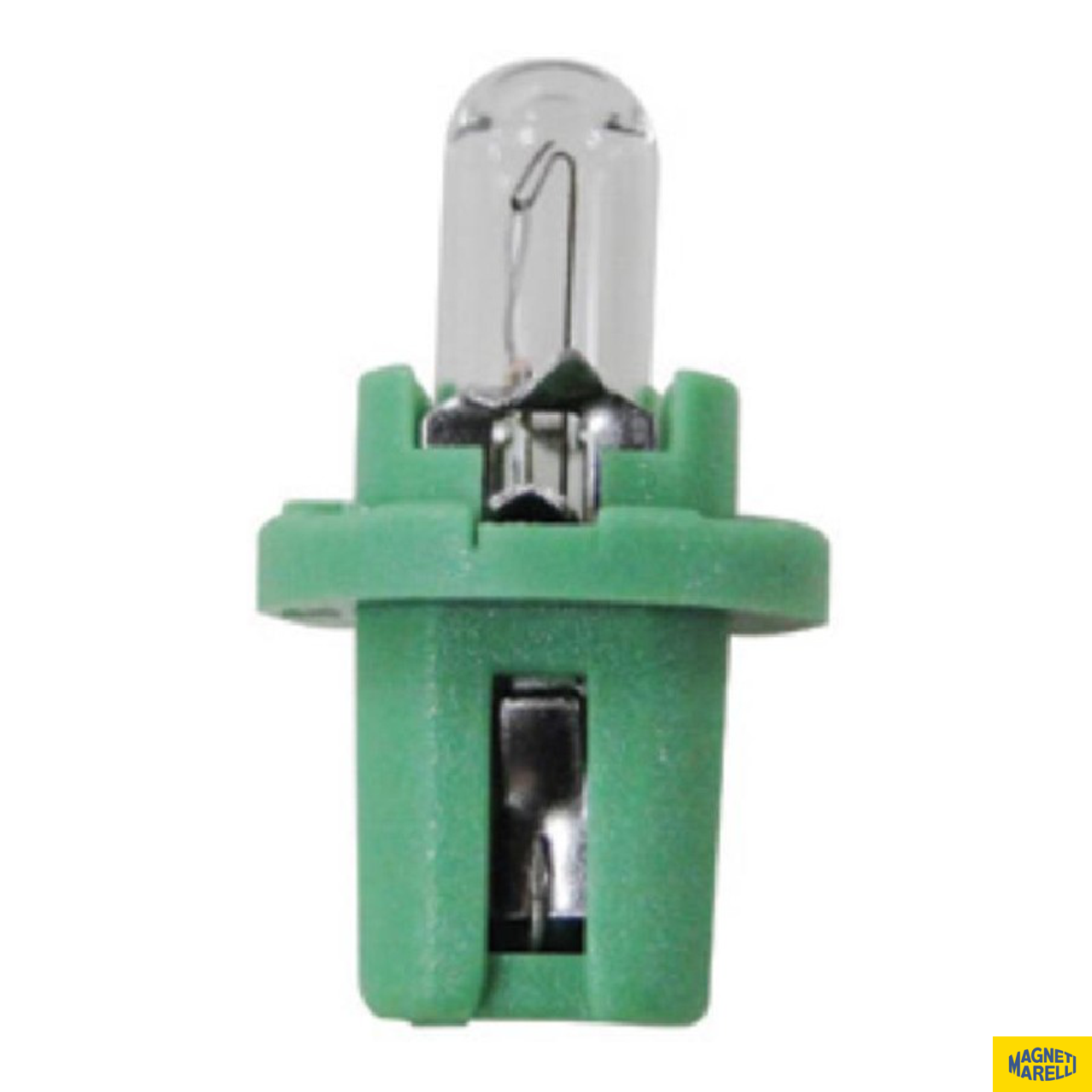 10 Lâmpadas Luz Do Painel / 12V 2W B8.5D Verde Limao Standard Pinguinho - Magneti Marelli - LMM2722MF
