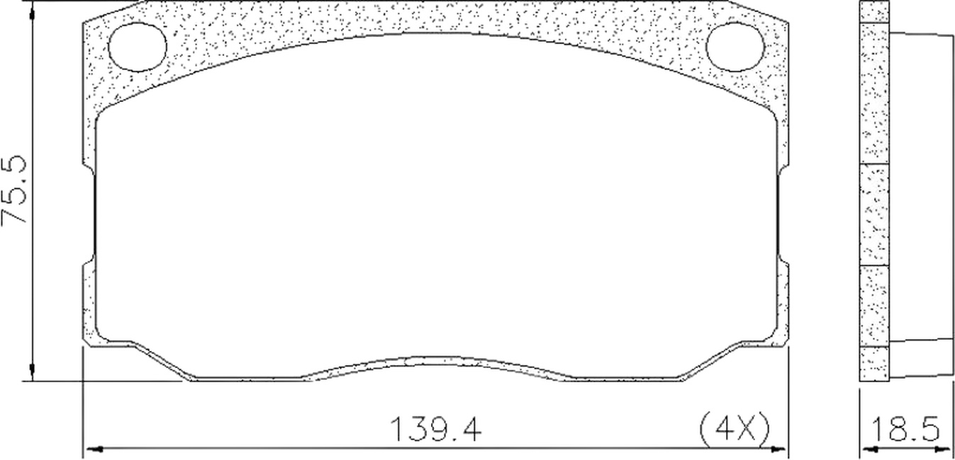 Jogo Pastilha de Freio - Fras-le - PD/102