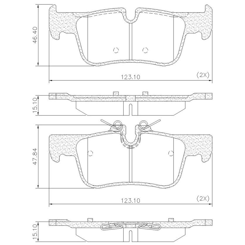Pastilha de Freio para BMW X1 e Mini CLUBMAN - Fras-le - PD/2248