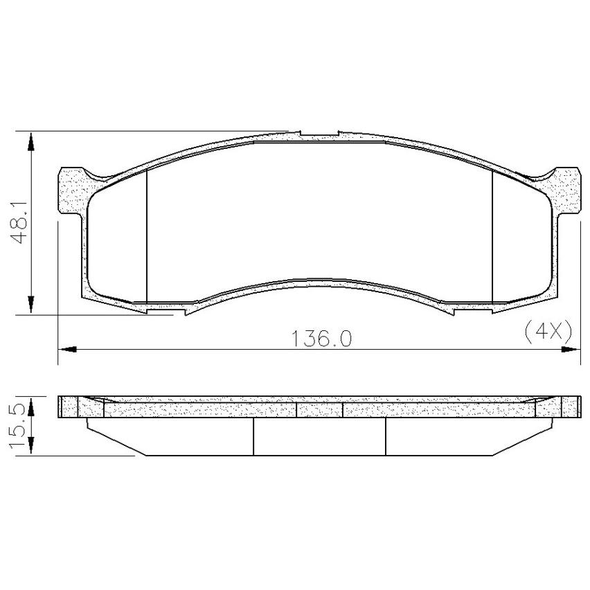 Pastilha de Freio para Citroen C3 - Fras-le - PD/2370