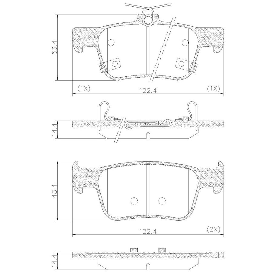Pastilha de Freio para Honda Accord - Fras-le - PD/1599