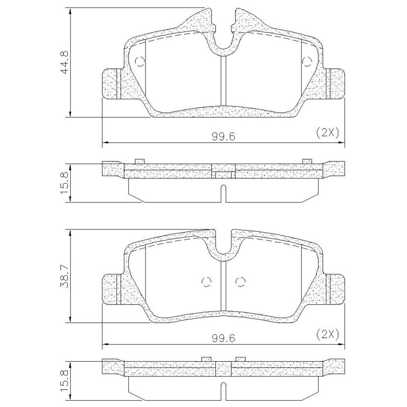 Pastilha de Freio para Mini Cooper e Countryman - Fras-le - PD/2246