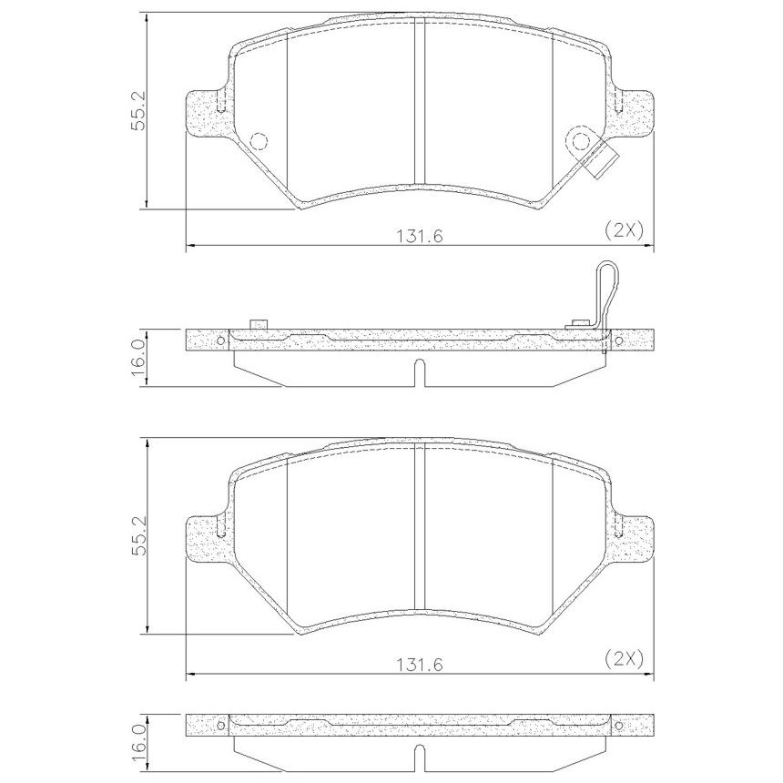 Pastilha de Freio para Chery Arrizo 6 - Fras-le - PD/2229