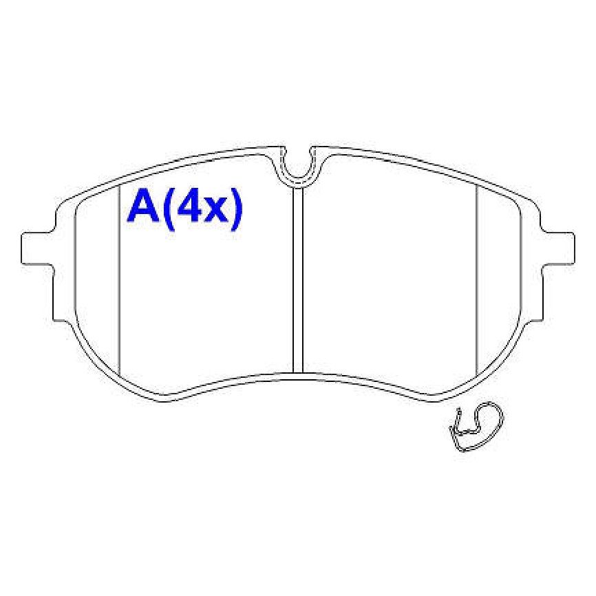 Pastilha de Freio Cerâmica Dianteira para Volkswagen Amarok - Syl - 1422C
