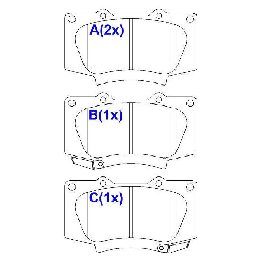 Pastilha de Freio Cerâmica Dianteira para Toyota SW4 - Syl - 4382C