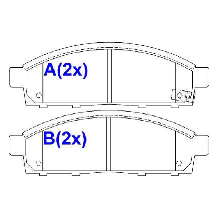 Pastilha de Freio Cerâmica Dianteira para Mitsubishi L200 e Pajero Dakar - Syl - 2312C