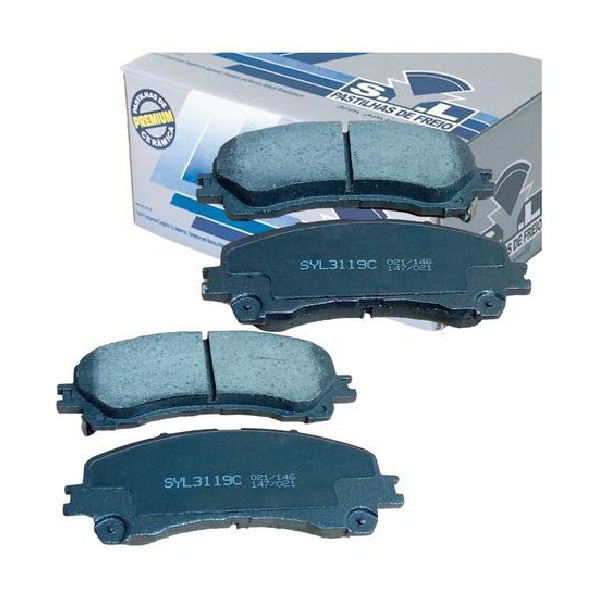 Pastilha de Freio Cerâmica Dianteira para Chevrolet S10 - Syl - 3119C