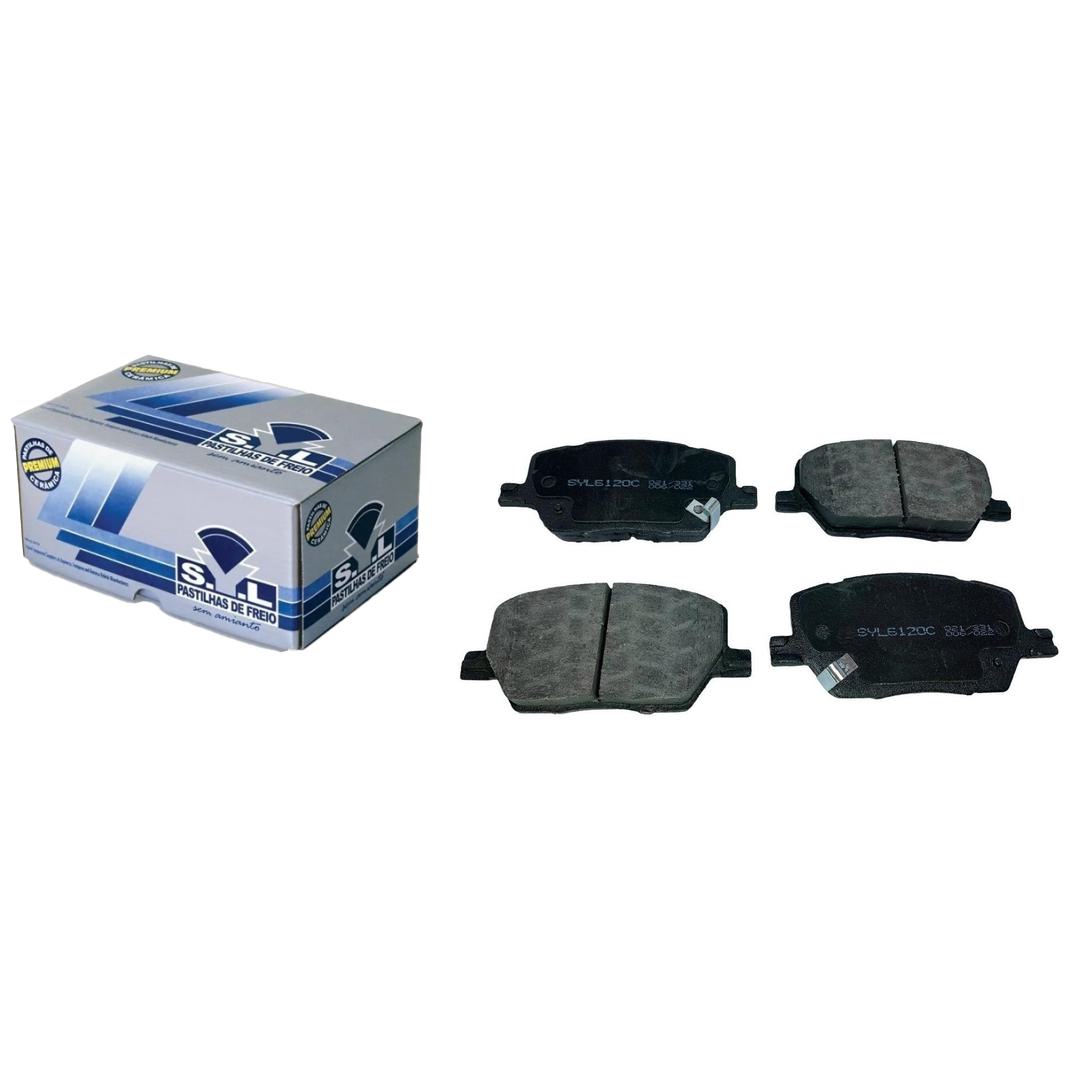 Jogo Pastilha de Freio Ceramica Dianteira - Syl - 6120C