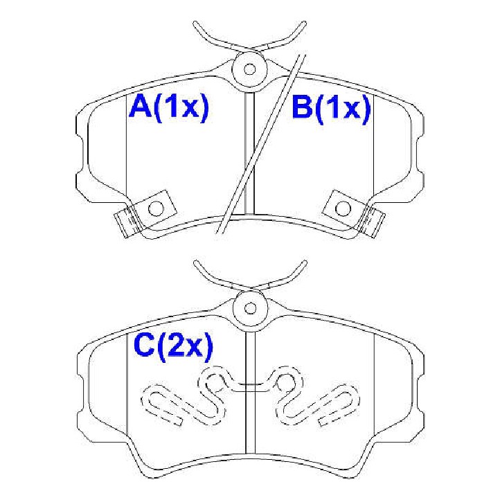 Pastilha de Freio Cerâmica Dianteira para Honda Civic - Syl - 1250C