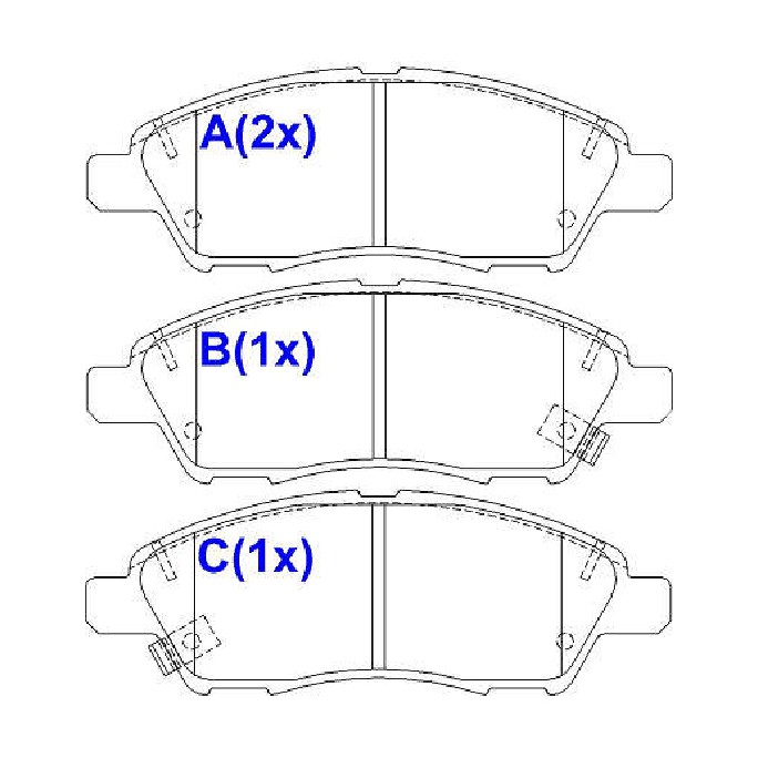 Pastilha de Freio Cerâmica Dianteira para Nissan March e Versa - Syl - 9177C