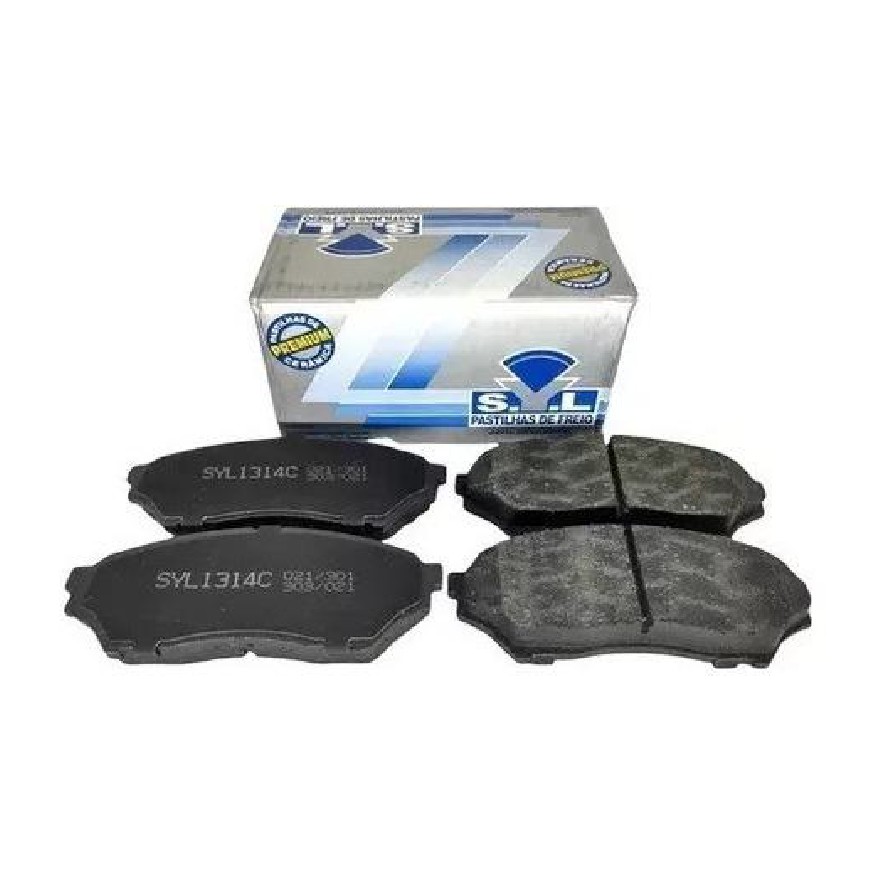 Pastilha de Freio Cerâmica Dianteira para Mitsubishi Pajero e Pajero Tr4 - Syl - 1314C