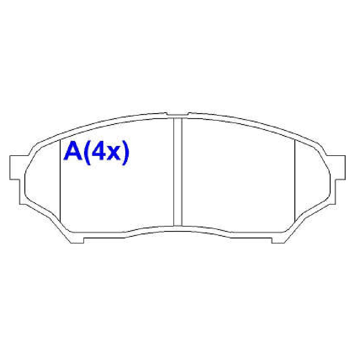 Pastilha de Freio Cerâmica Dianteira para Mitsubishi Pajero e Pajero Tr4 - Syl - 1314C