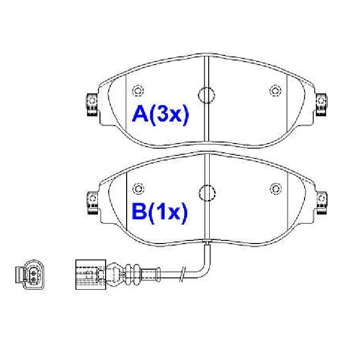 Pastilha de Freio Cerâmica Dianteira para Volkswagen Passat CC - Syl - 2052C