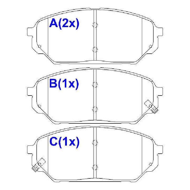 Pastilha de Freio Cerâmica Dianteira para Hyundai Veracruz - Syl - 3261C
