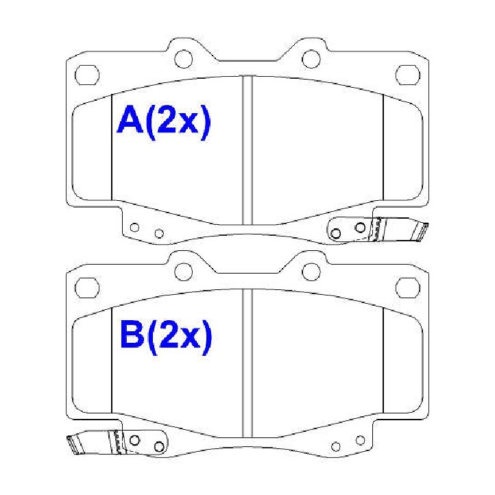 Pastilha de Freio Cerâmica Dianteira para Toyota Hilux - Syl - 1388C