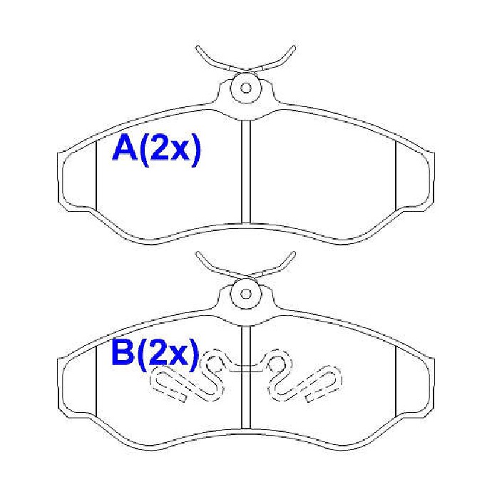 Pastilha de Freio Cerâmica Dianteira para Chevrolet Blazer e S10 - Syl - 1098C
