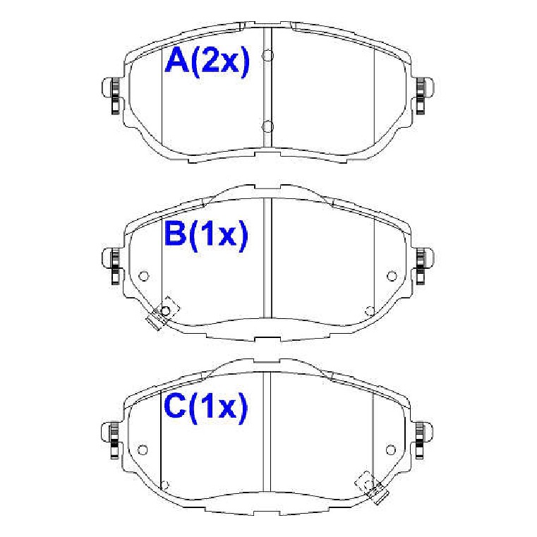Pastilha de Freio Cerâmica Dianteira para Toyota Corolla - Syl - 4381C